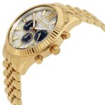 Men’s Gold-Tone Lexington Chronograph Watch MK8494